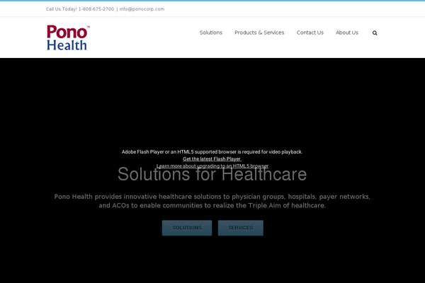 ideashealth.com site used Avada