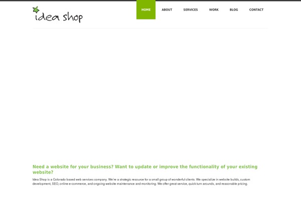 ideashop.com site used Blackgreen