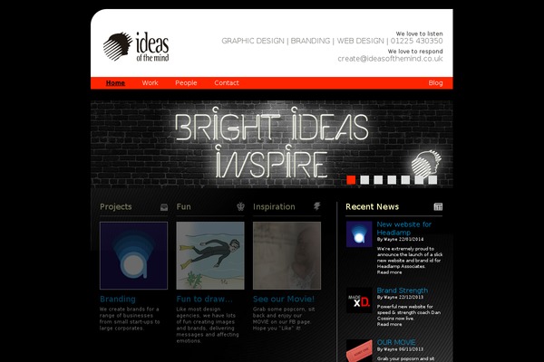 Sparks theme site design template sample