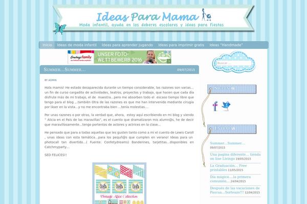 ideasparamama.com site used Babylog