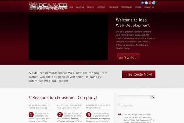 ideaweb theme websites examples