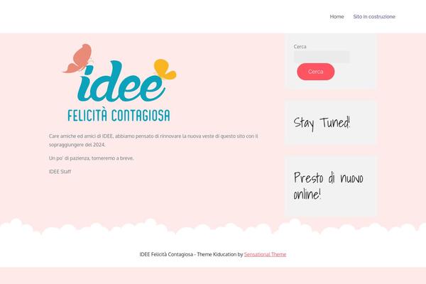 ideecontagiose.org site used Kidsplanet_chield