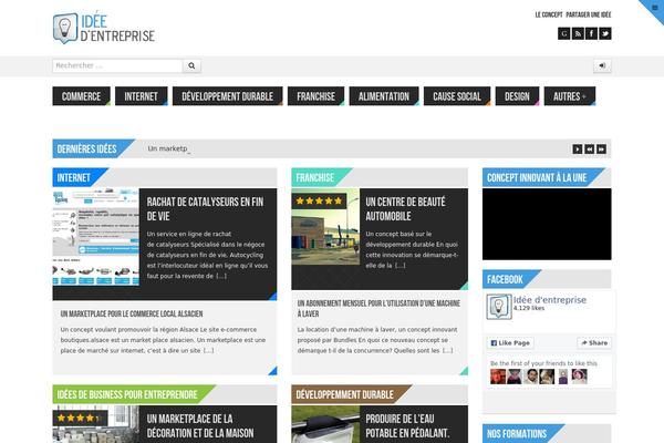 Extra theme site design template sample