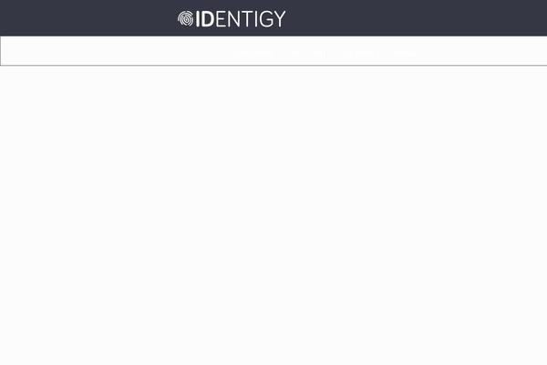 identigy.io site used Identigy-child