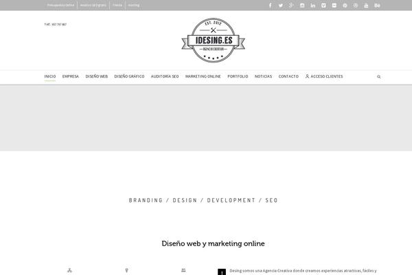 WordPress website example screenshot