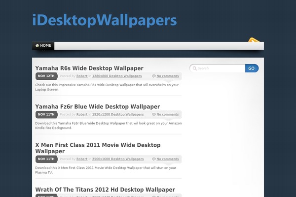 WordPress website example screenshot