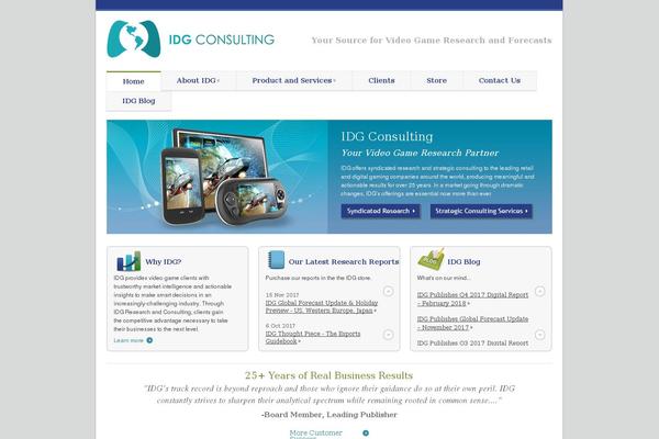 Idg theme site design template sample