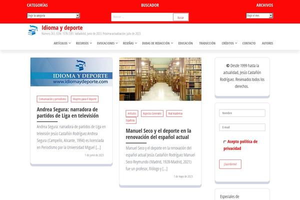 idiomaydeporte.com site used Popularis Press