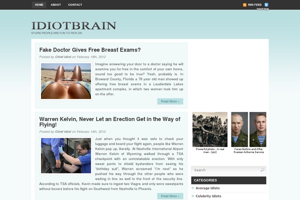 WordPress website example screenshot