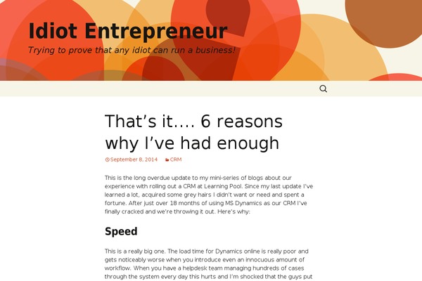 Twenty Thirteen theme site design template sample