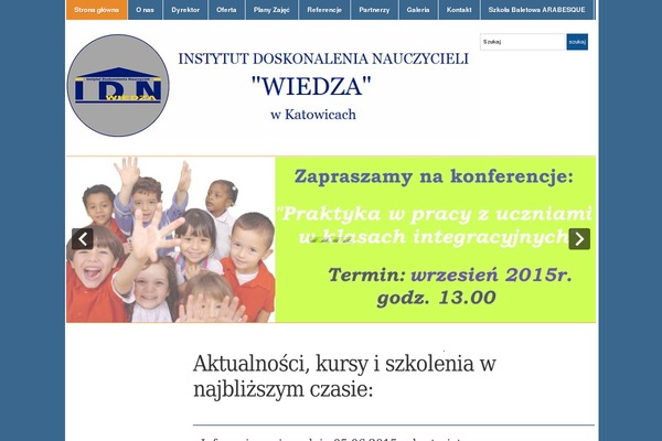 idn.edu.pl site used Academica