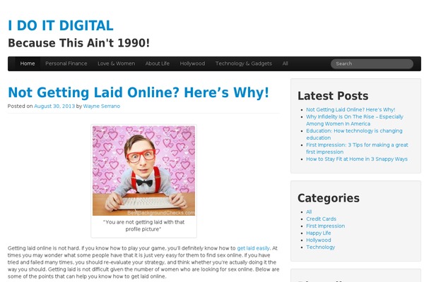 idoitdigital.com site used The Bootstrap