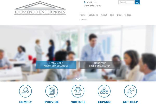 WordPress website example screenshot