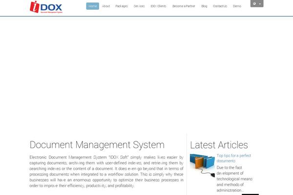 idoxsoft.com site used Idox