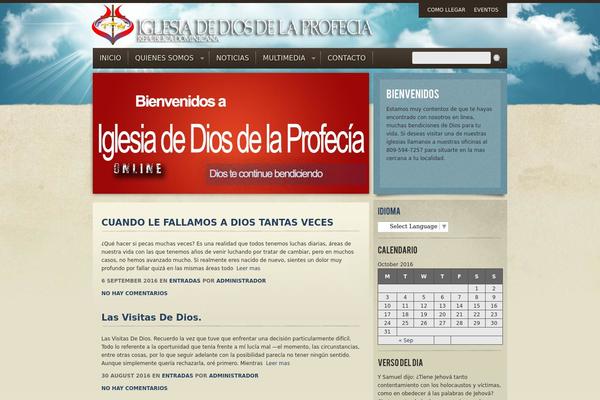 WordPress website example screenshot