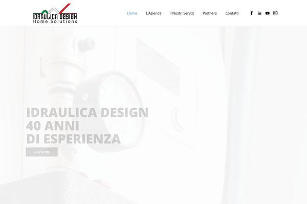 Impreza Child theme site design template sample