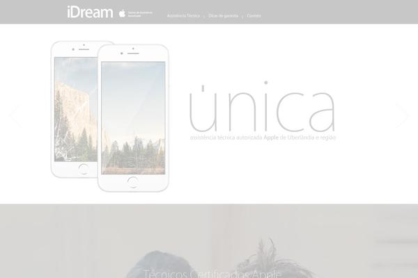 iDream theme site design template sample