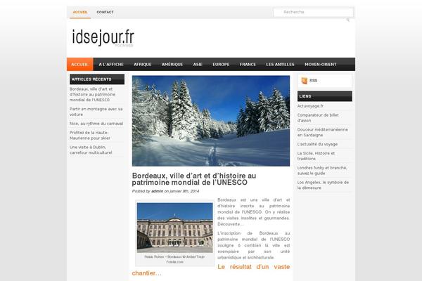 idsejour.fr site used Techpad