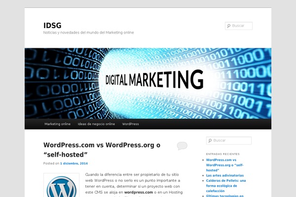 Twenty Eleven theme site design template sample