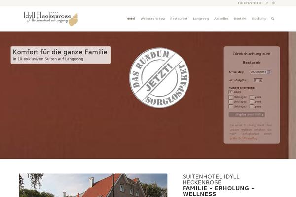 WordPress website example screenshot