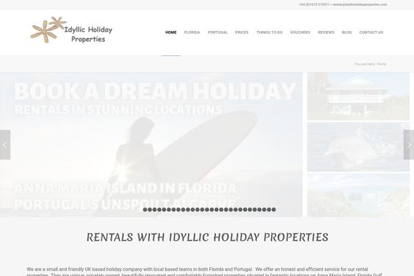 Enfold theme site design template sample