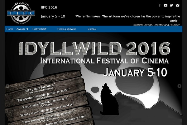 idyllwildcinemafest.com site used Idyllwild