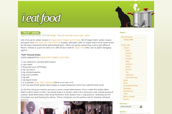 ieatfood.net site used Barely-spring