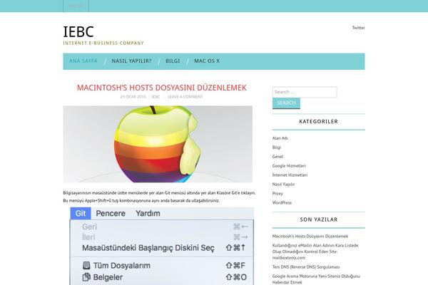 WordPress website example screenshot