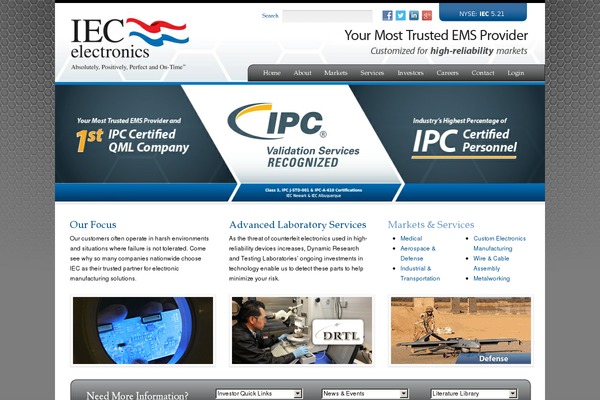 iec-electronics.com site used Iec