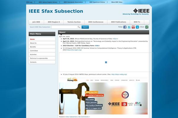 ieee-sfax.org site used Sections