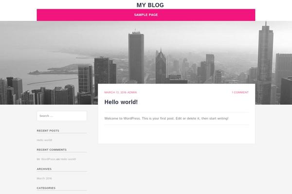 Naya Lite theme site design template sample