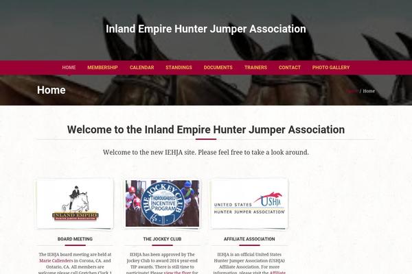 Equestrian theme site design template sample