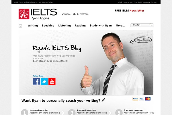 ieltslisteningblog.com site used Ieltsielts-v1