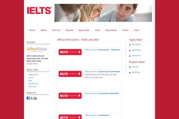 ieltsvancouver.com site used Ielts