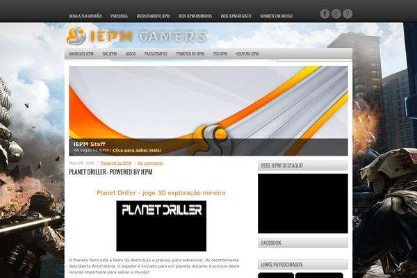 Gamefusion theme site design template sample