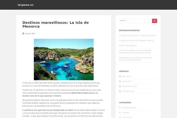 WordPress website example screenshot