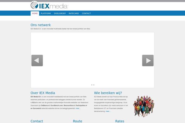 iexmedia.nl site used Freemediagroup