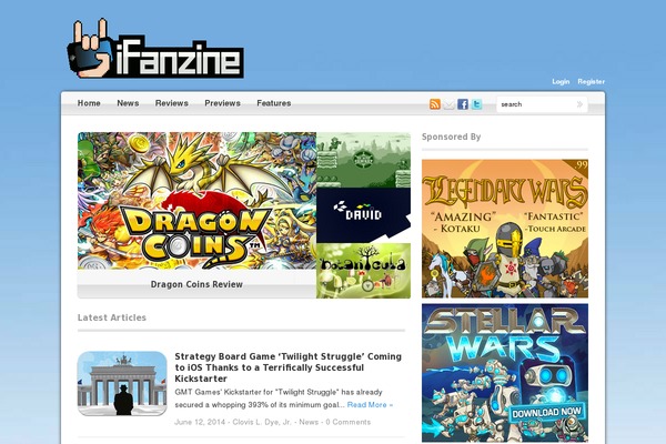 ifanzine.com site used 15Zine