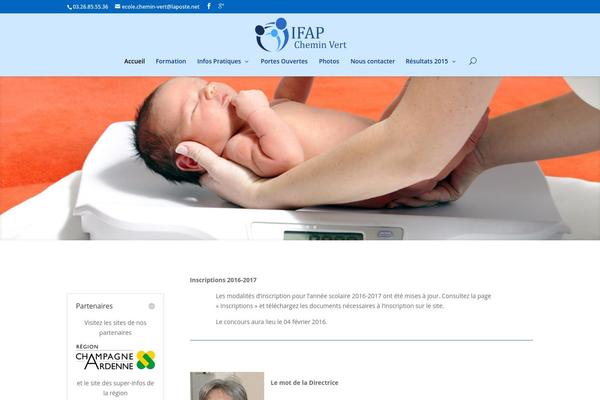 Divi theme site design template sample