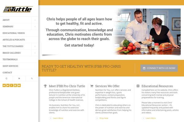 WordPress website example screenshot
