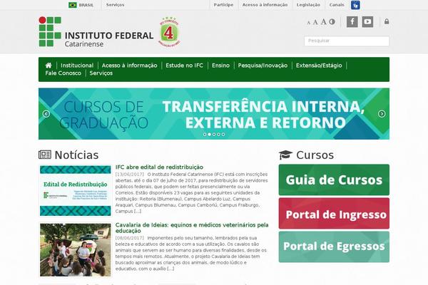 ifc.edu.br site used Tema-geral