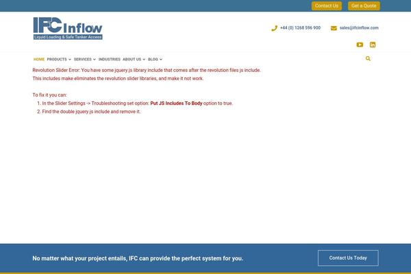 ifcinflow.com site used Buildark