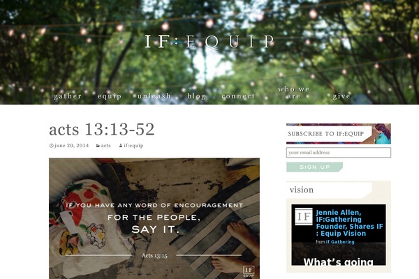 ifequip.com site used Ifgathering