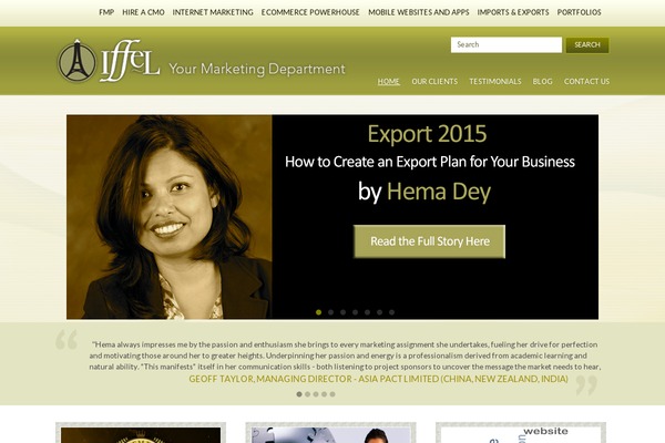 iffelinternational.com site used Iffel-theme-2015