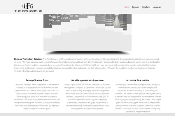 Twish theme site design template sample