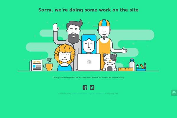 Site using Under-construction-page plugin