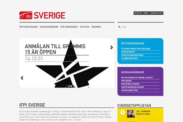 ifpi.se site used Ifpi