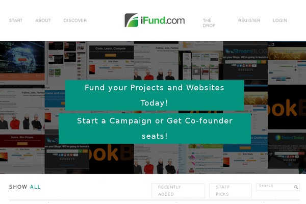 Fundify theme site design template sample