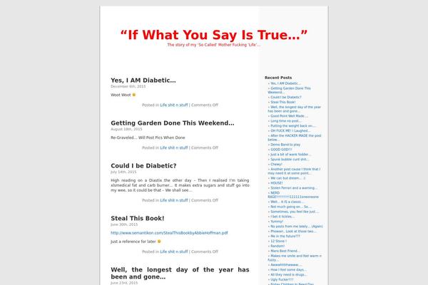 ifwhatyousayistrue.com site used Default