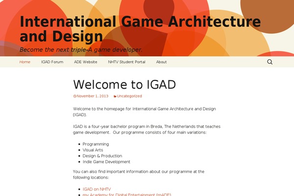 Twenty Thirteen theme site design template sample